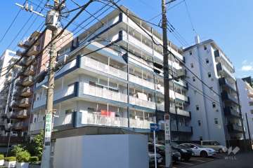 ニックハイム新丸子の外観（南西側から）