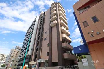 エクレール武蔵小杉の外観(南西側から)