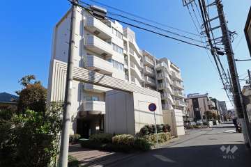 サンハイツ平間の外観（北西側から）