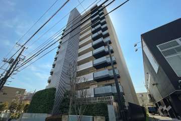 パークホームズ元住吉ブライトプレミアの外観（北西側から）