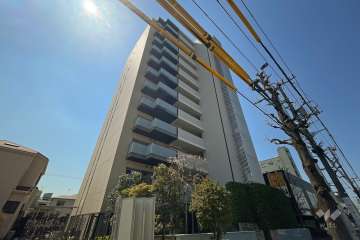 パークホームズ元住吉ブライトプレミアの外観（北東側から）