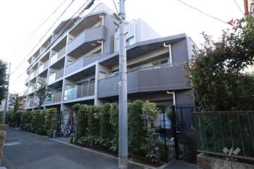 レーベン多摩川ソラテラスの外観(北東側から)　　