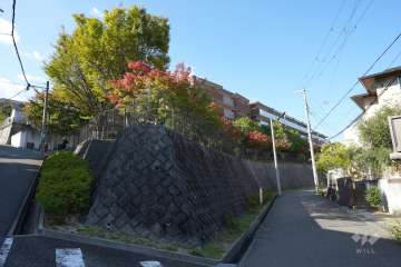 レジデンスコート夙川城山の外観（南東側から）