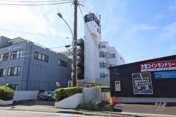 ラポール武蔵小杉の外観(北西側から)