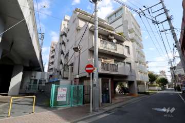 ニューハイツ小杉の外観(南西側から)