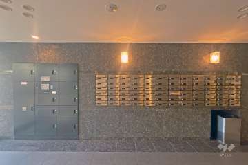 共用ポストと宅配ボックス