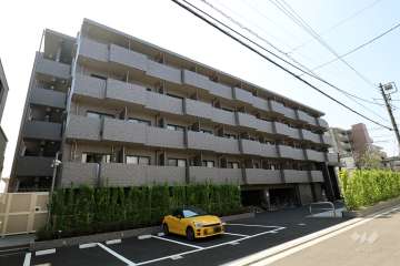 ルーブル川崎中丸子参番館の外観（北東側から）