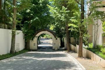 敷地南側の前面道路