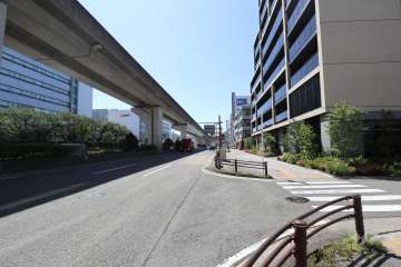 敷地南側の前面道路（名古屋環状線）