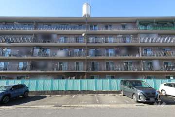 桃山第3住宅14号棟の外観（南側から）