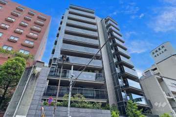 ロイヤルシーズン麻布永坂の外観（北西側から）