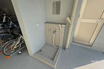 ペット足洗い場