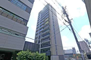 プレサンスロジェ名古屋駅前の外観（北東側から）