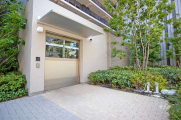 駐輪場の出入口