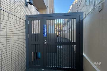 駐輪場の出入り口