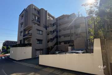 鷺沼小台パークホームズの外観（北西側から）