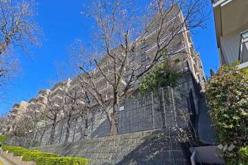 コスモ宮前平ヒルズの外観（南側から）