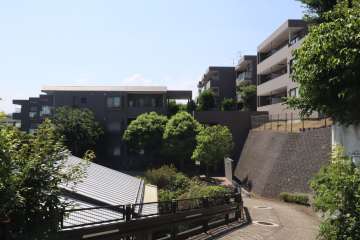 鷺沼南ガーデンハウスの外観(東から側)