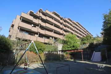 オーベル鷺沼の外観（北西側から）