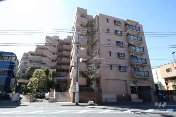 クリオ宮崎台壱番館の外観（北東側から）