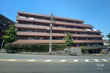 コスモ鷺沼エクセラの外観（南東側から）