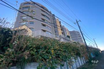 サンクタス鷺沼プライベートヒルの外観(北西側から)