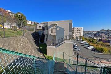 リリーベル宮前ヒルズの外観（北西側から）