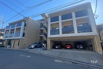 ランドステージたまプラーザ1の外観（北側から）