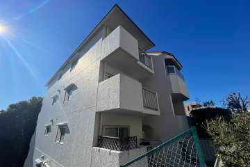 宮崎台サニーハイツの外観（南西側から）　　