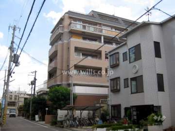 セレッソコート西宮北口リアライズの外観（北西側から）