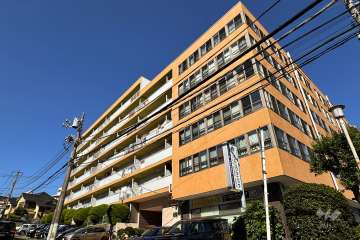 鷺沼東急アパートの外観（南東側から）