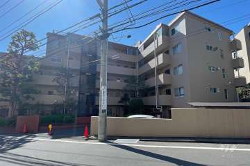 鷺沼ニューハイツの外観（北西側から）