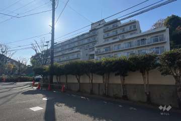 グリーンヒル宮前平の外観（北東側から）