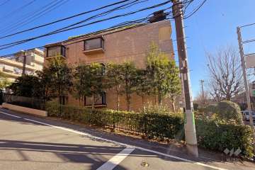 鷺沼公園スカイマンションの外観（北西側から）