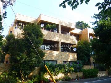 ヴィラン夙川南棟の外観（南西側から）