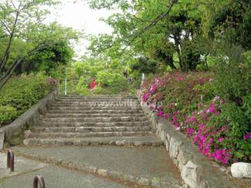 敷地の北西側にある公園