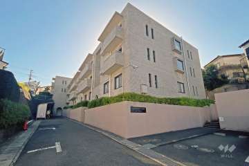 宮前平ハイデンスの外観（北西側から）