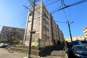 長尾住宅８号棟の外観（北東側から）