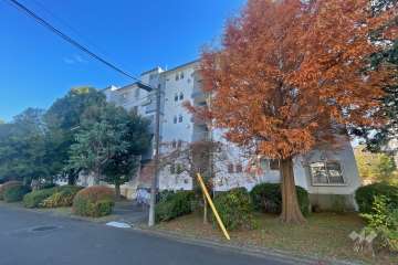 宮前平グリーンハイツ9号棟の外観（北西側から）