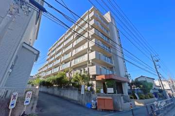 ユニーブル宮崎台の外観（北東側から）