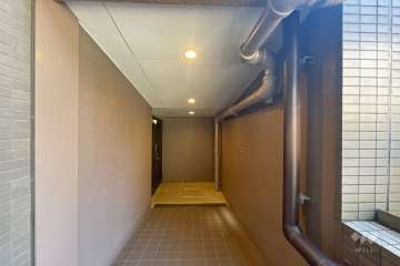 駐輪場の出入り口