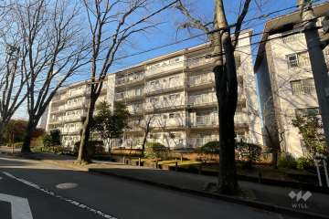 宮前平グリーンハイツ３８号棟の外観（北西側から）