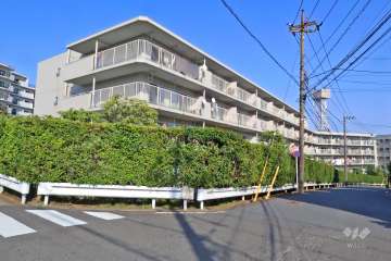 宮前平パームハウスB棟の外観(西側から)