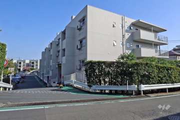 宮前平パームハウスB棟の外観(北側から)