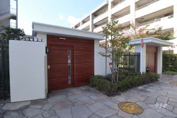 駐輪場の出入り口