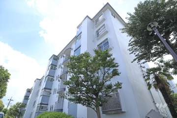 宮前平グリーンハイツ23号棟の外観（北西側から）