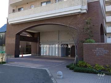 敷地北側にある敷地入口