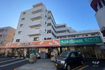 パラスト溝の口の外観（東北側から）