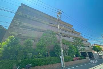 クレッセント溝の口南の外観（南東側から）