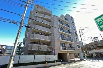 クリオ武蔵新城六番館の外観（北西側から）